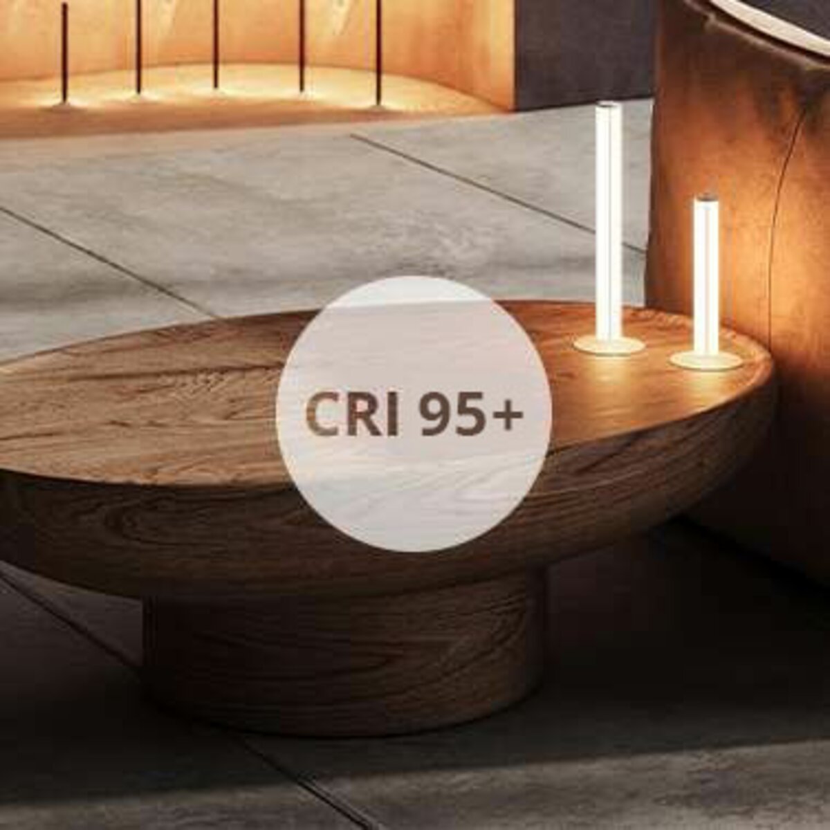 Excellent color rendering CRI 95+