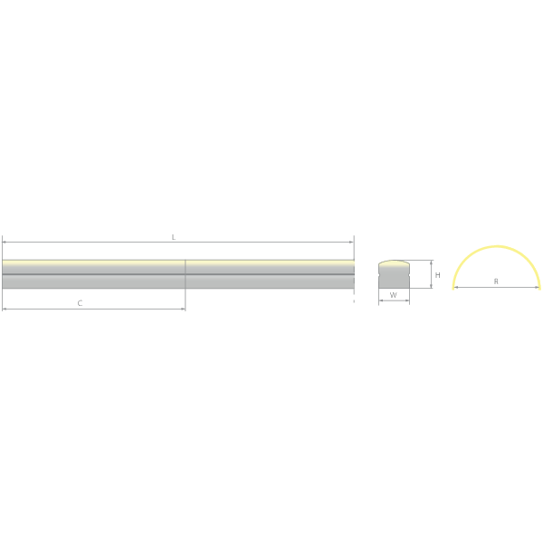 K-NF-RGB-1730H-24-5M LED tape, 36 lm/ft, IP67,