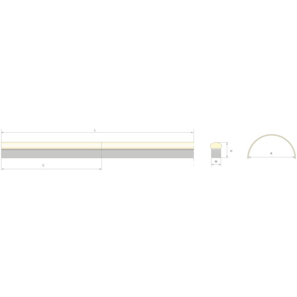 K-NF-1220-24-SA LED tape, 180-191 lm/ft, IP67,