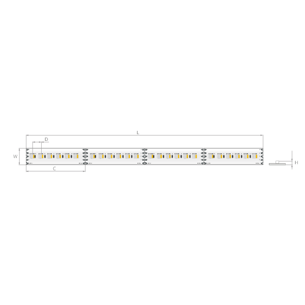 K-RGBW-1530-24 LED strip (K-1530-RGB+W-24V) | KlusDesign.com